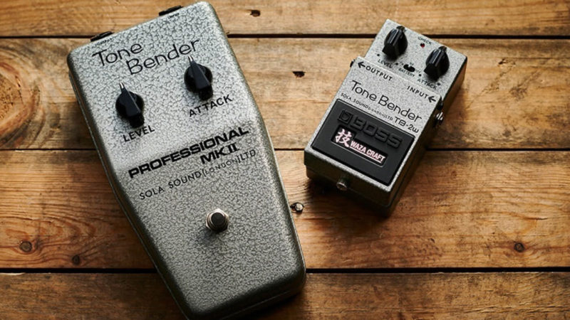 BOSS anuncia el regreso del pedal de guitarra Tone Bender MKII